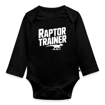 Entraîneur Raptor - Body Bébé bio manches longues - noir - Devant