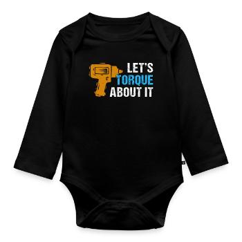 Mechanical Engineering Mechanical Engineer - Organic Longsleeve Baby Bodysuit - black - Front