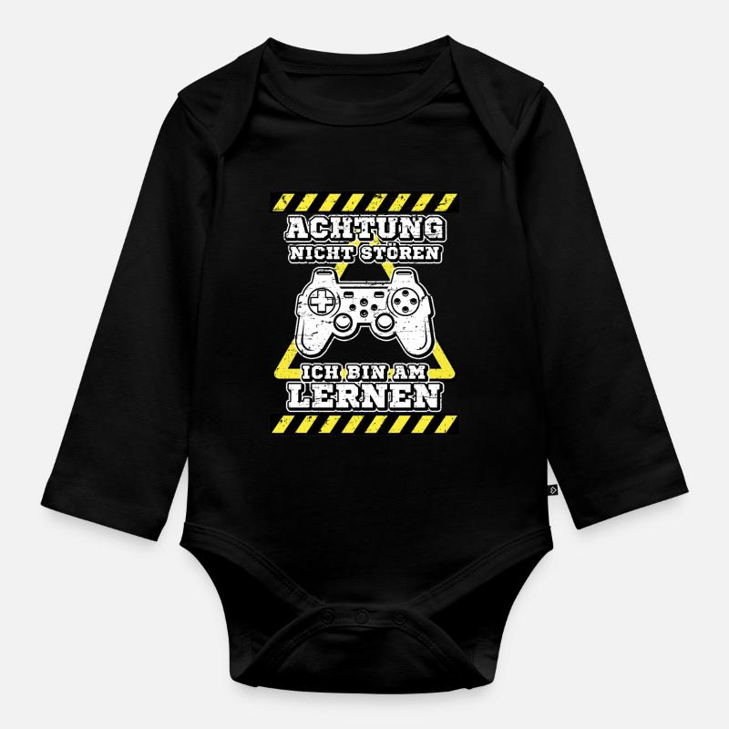 Joueur - Body Bébé bio manches longues - noir