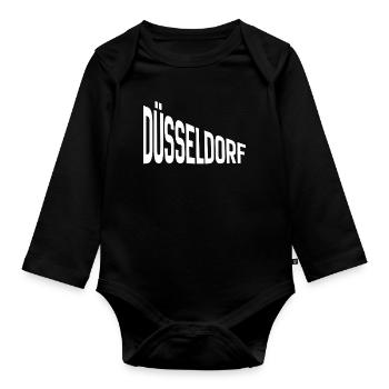 Düsseldorf - Baby Bio-Langarm-Body - Schwarz - Vorne