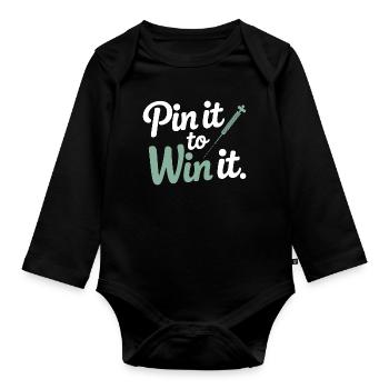 Lizenzierte TCM-Praktiker-Expertengenauigkeit - Baby Bio-Langarm-Body - Schwarz - Vorne