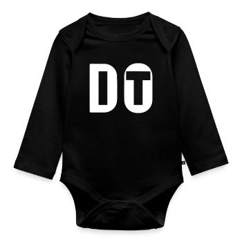 Do It Dont Quit - Baby Bio-Langarm-Body - Schwarz - Vorne
