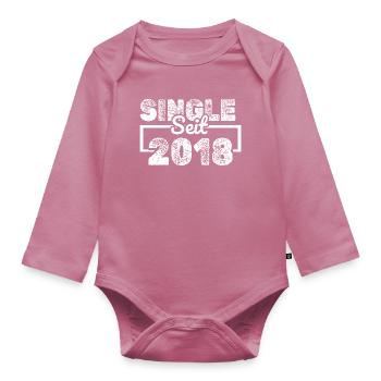 2018 2018 - Organic Longsleeve Baby Bodysuit - mauve - Front