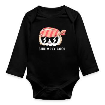 Shrimp - Baby Bio-Langarm-Body - Schwarz - Vorne
