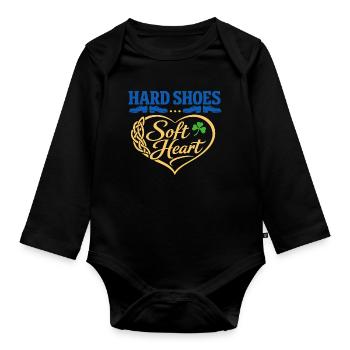 Irish Dance Step-dancing Celtic Fan - Organic Longsleeve Baby Bodysuit - black - Front