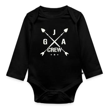 Bachelor Crew Enterrement de vie de garçon - Body Bébé bio manches longues - noir - Devant