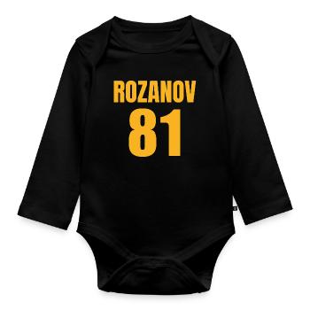 Rozanov - Organic Longsleeve Baby Bodysuit - black - Front