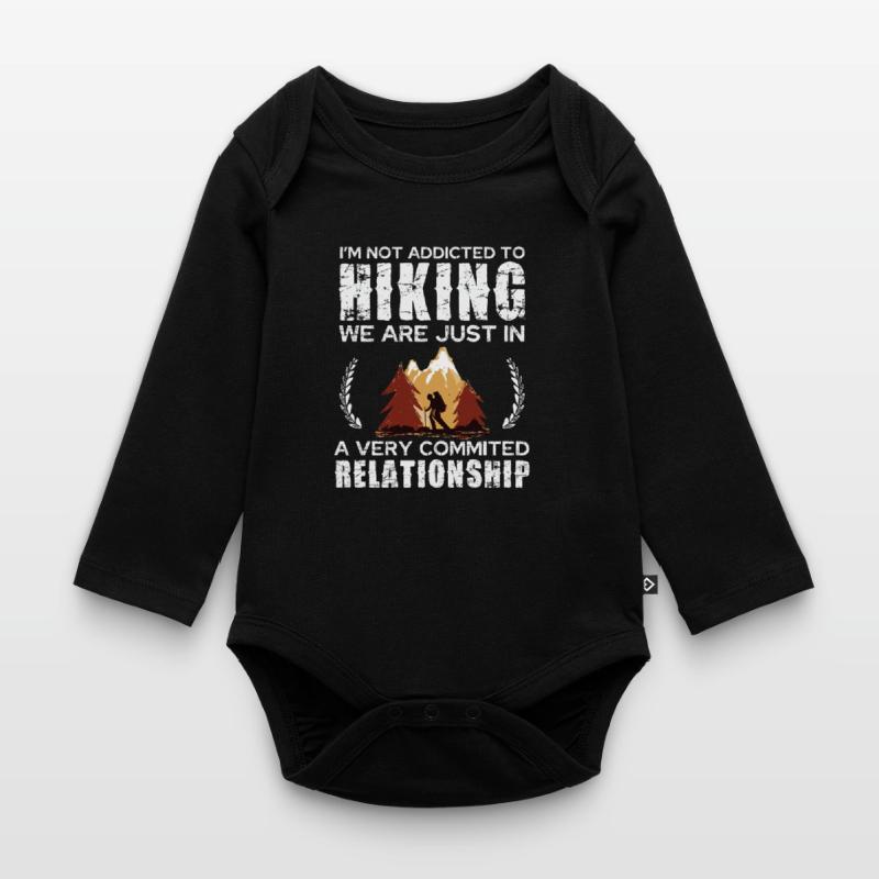 Hiking Commitment Tee Design Baby Bio-Langarm-Body