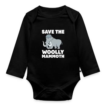 Mammut - Baby Bio-Langarm-Body - Schwarz - Vorne