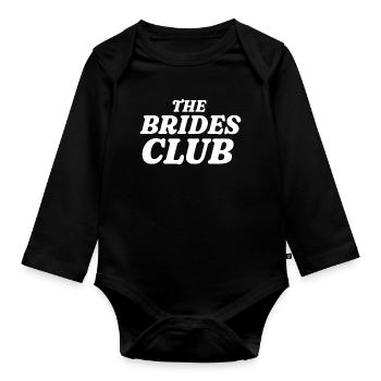 The Brides Club - Baby Bio-Langarm-Body - Schwarz - Vorne