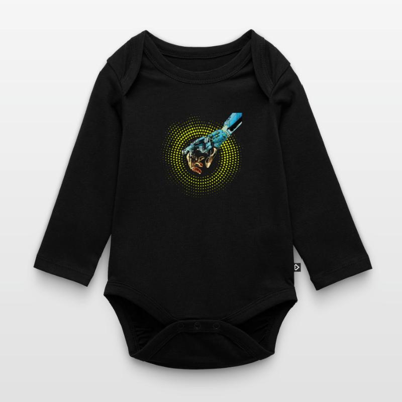 computer hand roboter KI digital cyborg code pc  Baby Bio-Langarm-Body