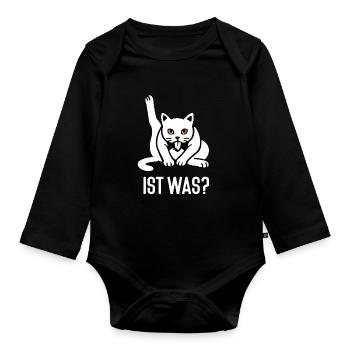 C’est quoi Drôle Chats Chats Chat Amateur de Chats - Body Bébé bio manches longues - noir - Devant