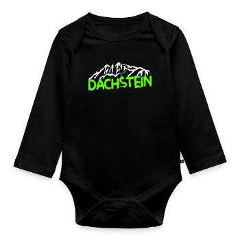 Chemise souvenir Dachstein Ramsau - Body Bébé bio manches longues - noir - Devant