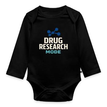 Pharmakologe Pharmakologie Wissenschaftler - Baby Bio-Langarm-Body - Schwarz - Vorne