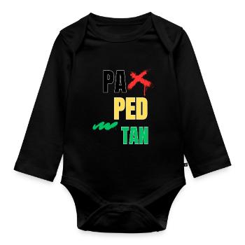 pa_ped_tan - Baby Bio-Langarm-Body - Schwarz - Vorne