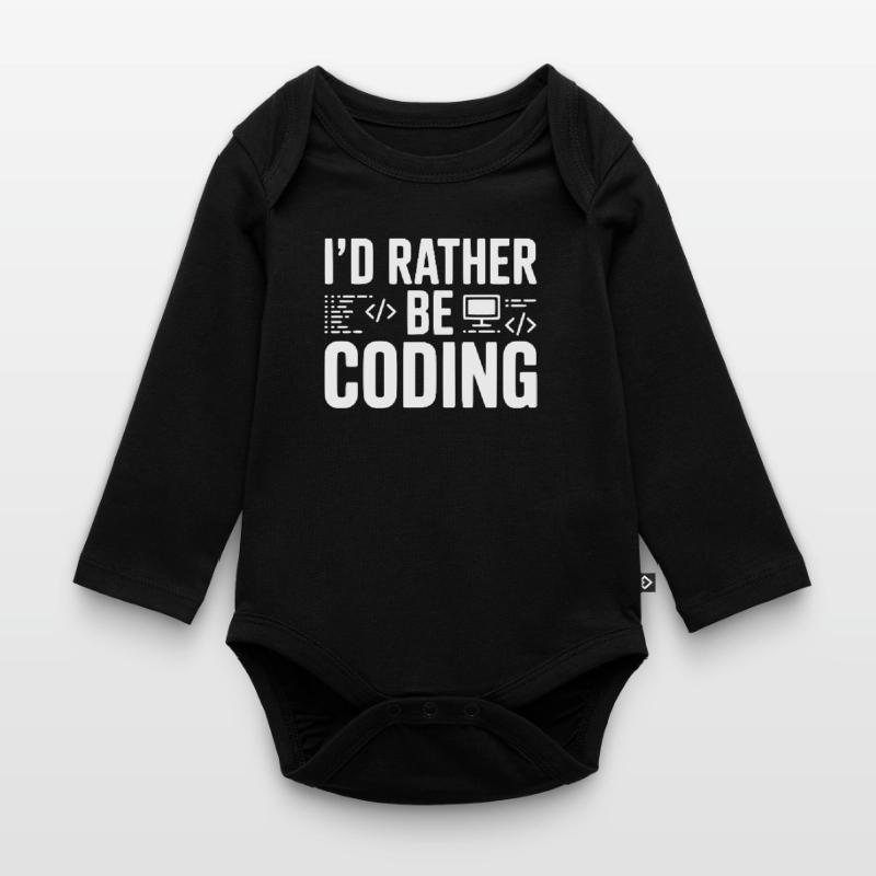 Je préfère coder Body Bébé bio manches longues