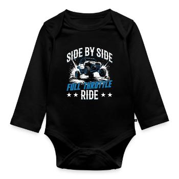 UTV Off Road 4 Wheeler Side by side - Baby Bio-Langarm-Body - Schwarz - Vorne