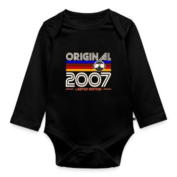 Original 2007 édition limitée - Body Bébé bio manches longues - noir - Devant