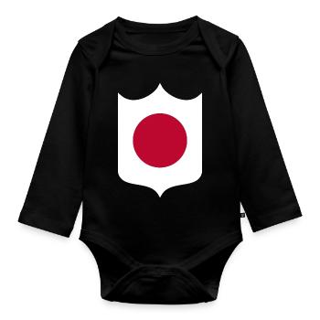 Japan - Baby Bio-Langarm-Body - Schwarz - Vorne