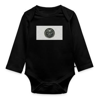 DU SIEHST - Baby Bio-Langarm-Body - Schwarz - Vorne