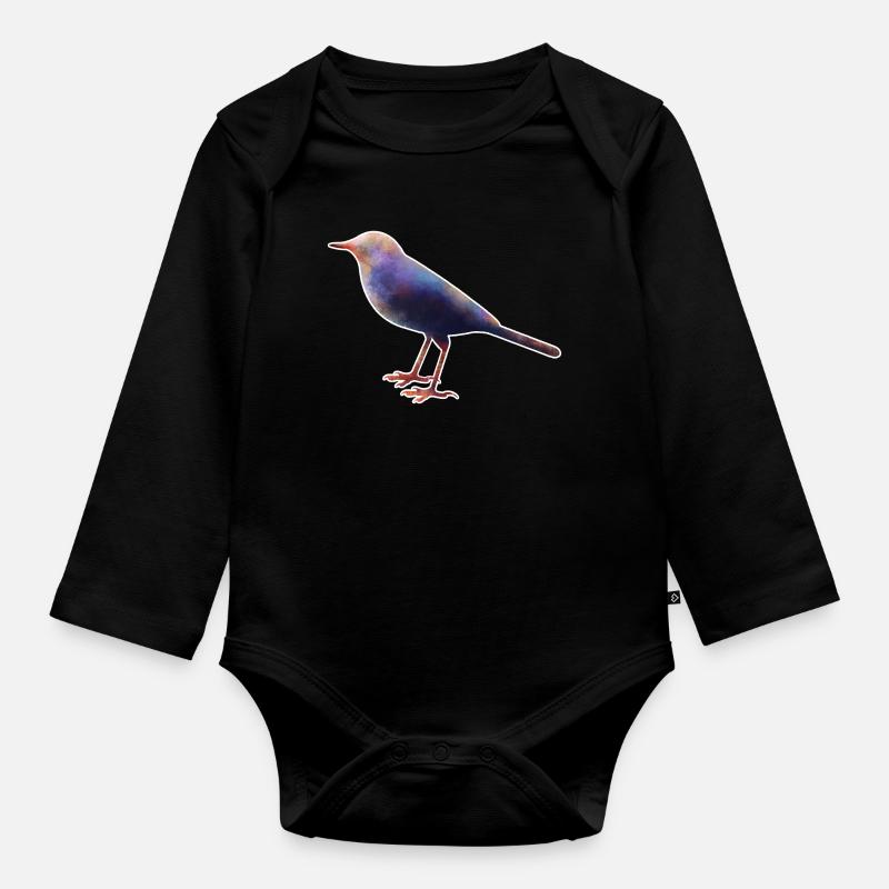 Schafstelze.1 - Baby Bio-Langarm-Body - Schwarz