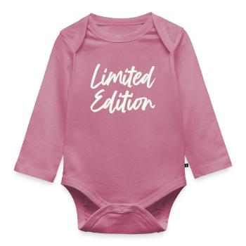 limited_edition- - Organic Longsleeve Baby Bodysuit - mauve - Front