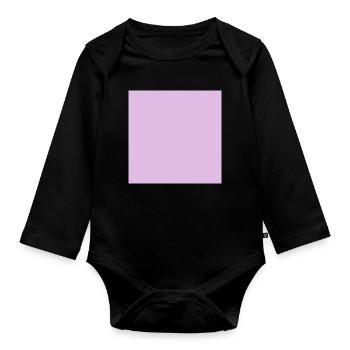 Modèle de texture Roas d’arrière-plan Personnaliser - Body Bébé bio manches longues - noir - Devant