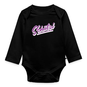 Schatzi - Baby Bio-Langarm-Body - Schwarz - Vorne