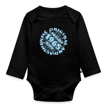 Spielfeld 1965 - Baby Bio-Langarm-Body - Schwarz - Vorne