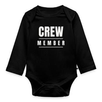 Membre de l’équipe Bold Team Équipe Événement Groupe d’Événement - Body Bébé bio manches longues - noir - Devant