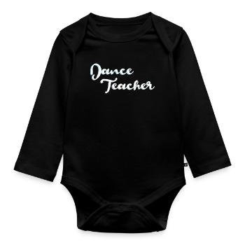 Tänzerin - Baby Bio-Langarm-Body - Schwarz - Vorne