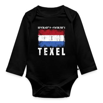 Coordonnées de Texel - Body Bébé bio manches longues - noir - Devant