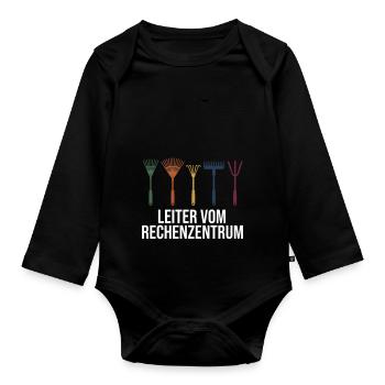 Welchen Teil Von Verstehst Du Nicht Programmierer - Baby Bio-Langarm-Body - Schwarz - Vorne