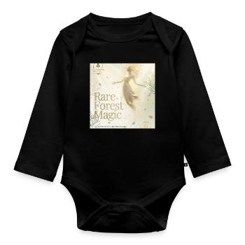 Rare Forest Magic - Organic Longsleeve Baby Bodysuit - black - Front