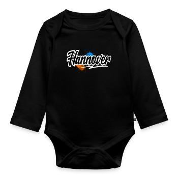 Hannover - Baby Bio-Langarm-Body - Schwarz - Vorne