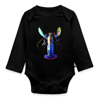 Hummer - Baby Bio-Langarm-Body - Schwarz - Vorne