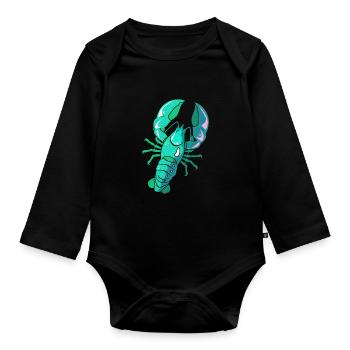Hummer - Baby Bio-Langarm-Body - Schwarz - Vorne