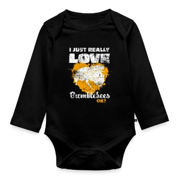 Hummel - Baby Bio-Langarm-Body - Schwarz - Vorne