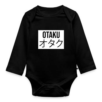 Otaku Anime Manga - Baby Bio-Langarm-Body - Schwarz - Vorne