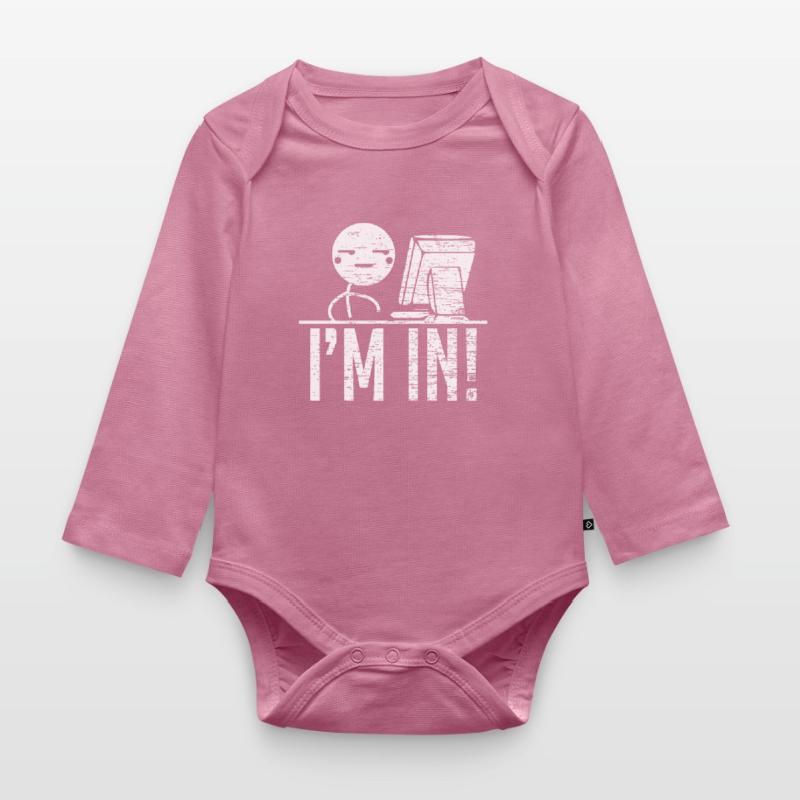 Hacking Hacker Programm Codieren Baby Bio-Langarm-Body