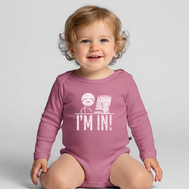Hacking Hacking Program Coding Organic Longsleeve Baby Bodysuit