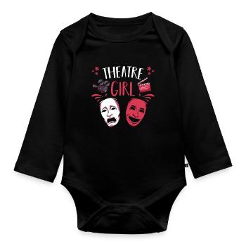 Theater - Baby Bio-Langarm-Body - Schwarz - Vorne
