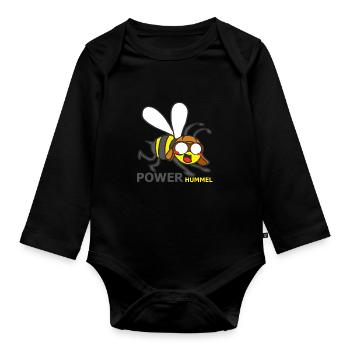HUMMEL - Baby Bio-Langarm-Body - Schwarz - Vorne