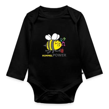HUMMEL - Baby Bio-Langarm-Body - Schwarz - Vorne