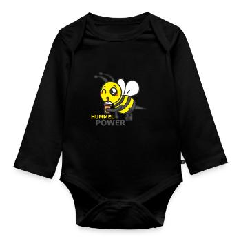 HUMMEL - Baby Bio-Langarm-Body - Schwarz - Vorne