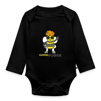 HUMMEL - Baby Bio-Langarm-Body - Schwarz - Vorne