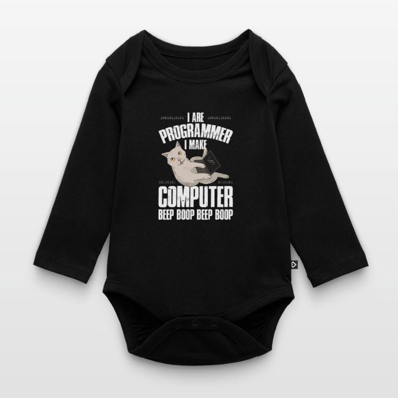 Programmeur Je suis Programmeur Bip Body Bébé bio manches longues
