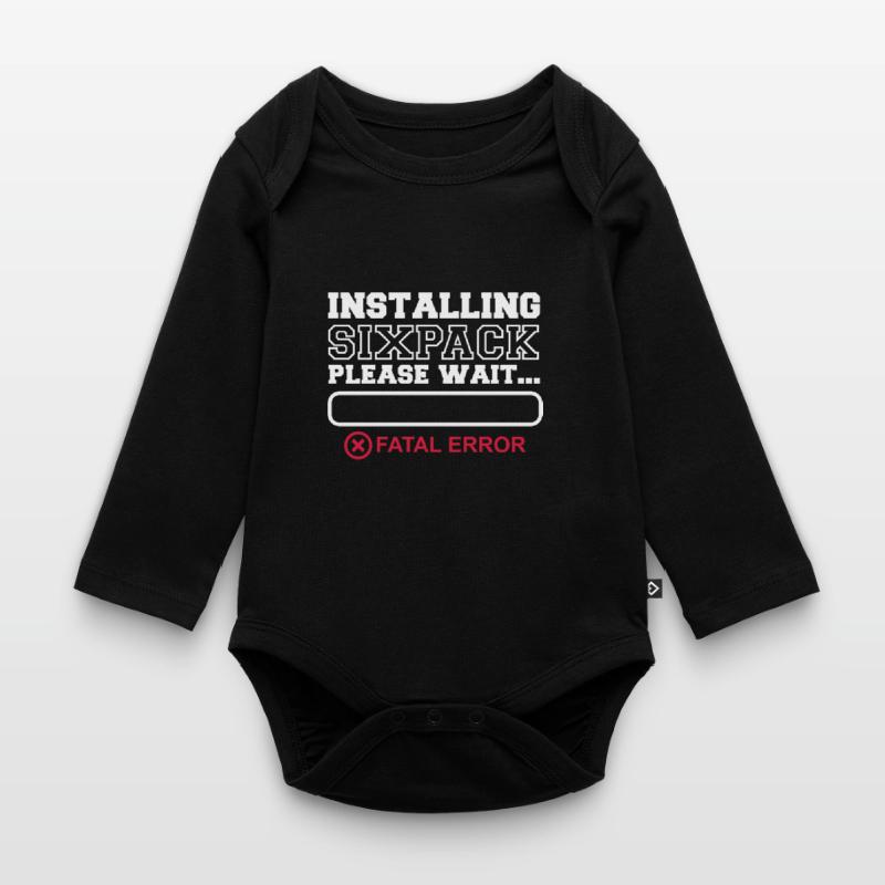 Installing Sixpack ERROR Washboard abs Organic Longsleeve Baby Bodysuit