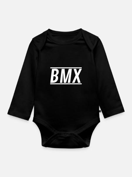 BMX bmx - Baby Bio-Langarm-Body - Schwarz
