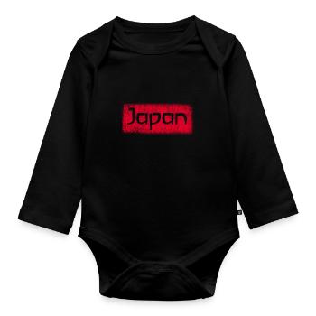 Japan - Baby Bio-Langarm-Body - Schwarz - Vorne